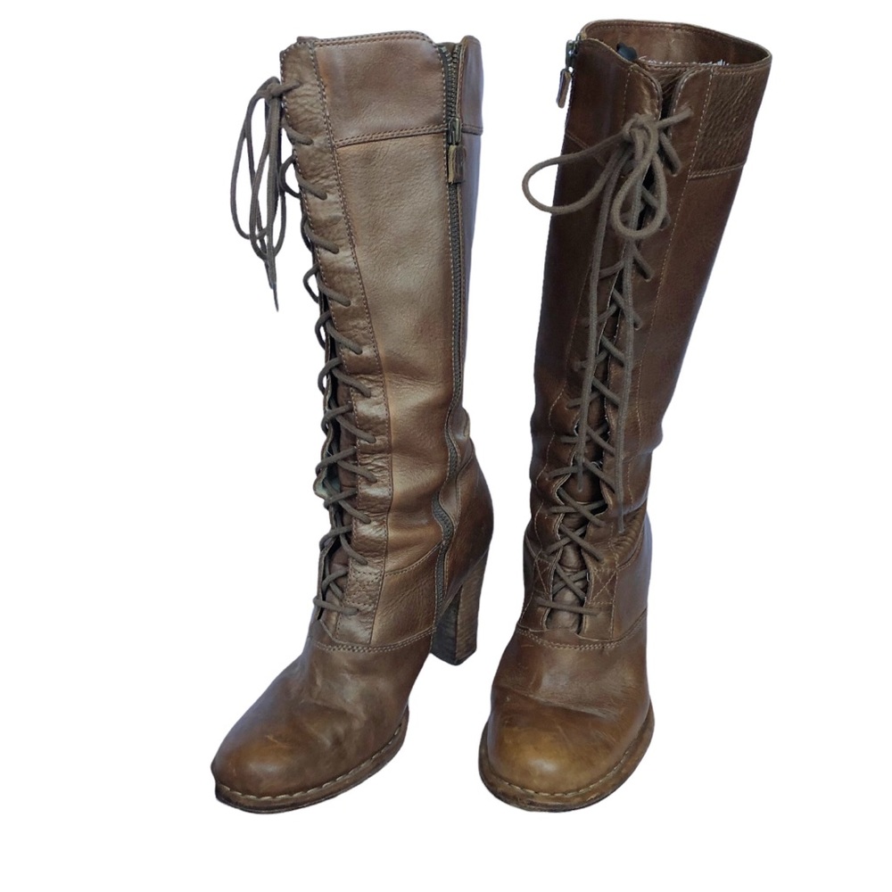 Frye Vintage Villager Lace Up Boots size 7